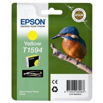 Epson originál ink C13T15944010, yellow, 17ml, Epson Stylus Photo R2000