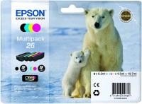 Epson originál ink C13T26324020, T263240, 26XL, cyan, 9,7ml, Epson Expression Premium XP-800, XP-70