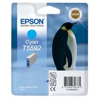 Epson originál ink C13T55924010, cyan, 13ml, Epson Stylus Photo RX700