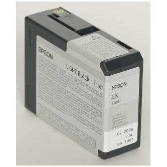 Epson originál ink C13T580700, light black, 80ml, Epson Stylus Pro 3800