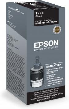 Epson originál ink C13T77414A, black, 140ml, Epson WorkForce M100, M105, M200