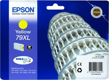Epson originál ink C13T79044010, 79XL, XL, yellow, 2000str., 17ml, 1ks, Epson WorkForce Pro WF-5620