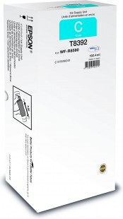Epson originál ink C13T839240, T8392, XL, cyan, 192.4ml, Epson WorkForce Pro WF-8590DTWF C13T839240