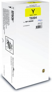 Epson originál ink C13T839440, T8394, XL, yellow, 20000str., 192.4ml, Epson WorkForce Pro WF-R8590 C13T839440