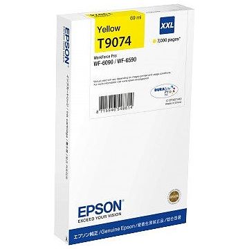 Epson originál ink C13T907440, T9074, XXL, yellow, 69ml, Epson WorkForce Pro WF-6090DW