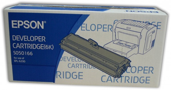 Epson originál toner C13S050166, black, 6000str., Epson EPL-6200, 6200N