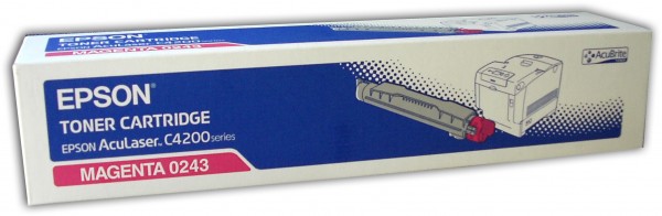 Epson originál toner C13S050243, magenta, 8500str., Epson AcuLaser C4200DN, 4200DNPC5, 4200DNPC6, 4
