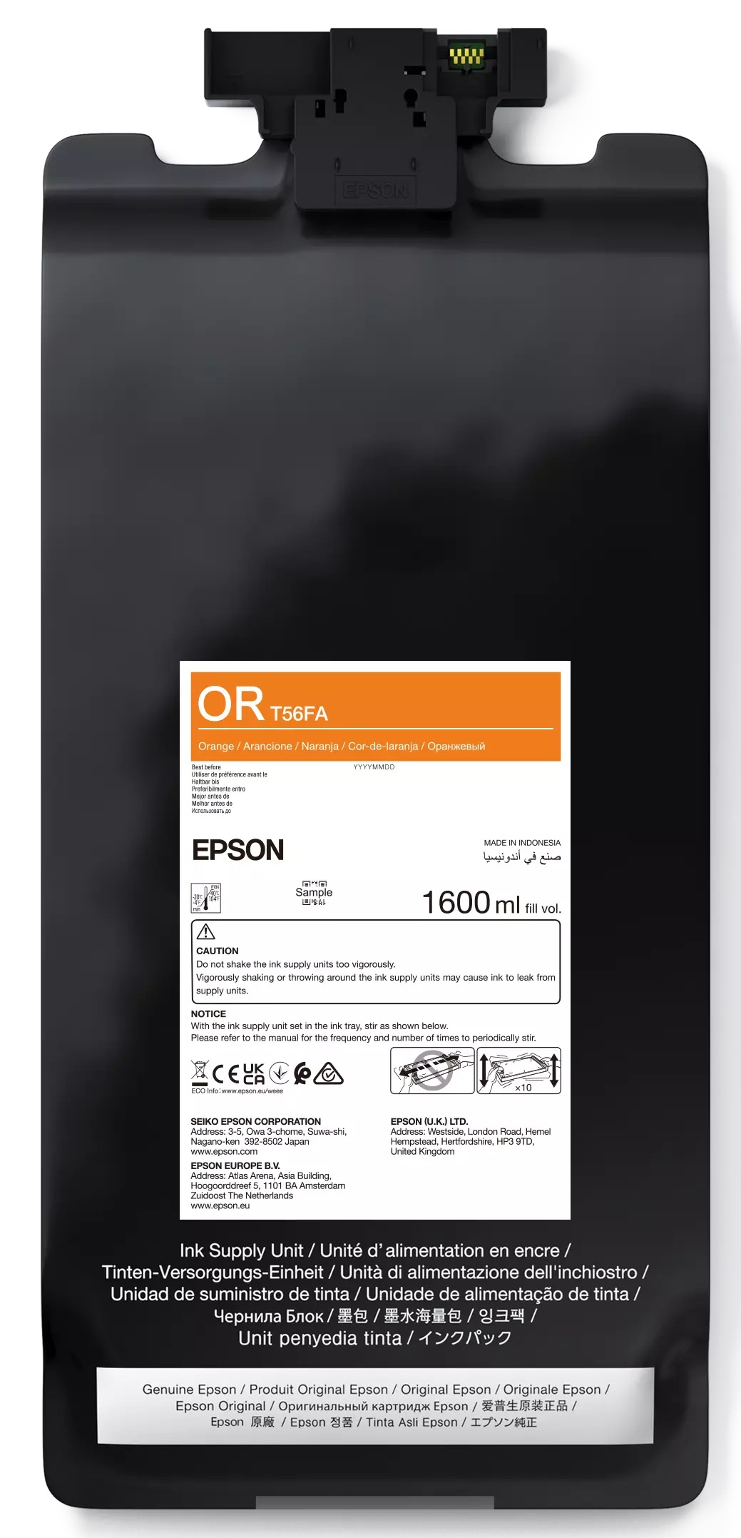 Epson P-Series 64" Orange IIPS Ink 1600ml C13T56FA00