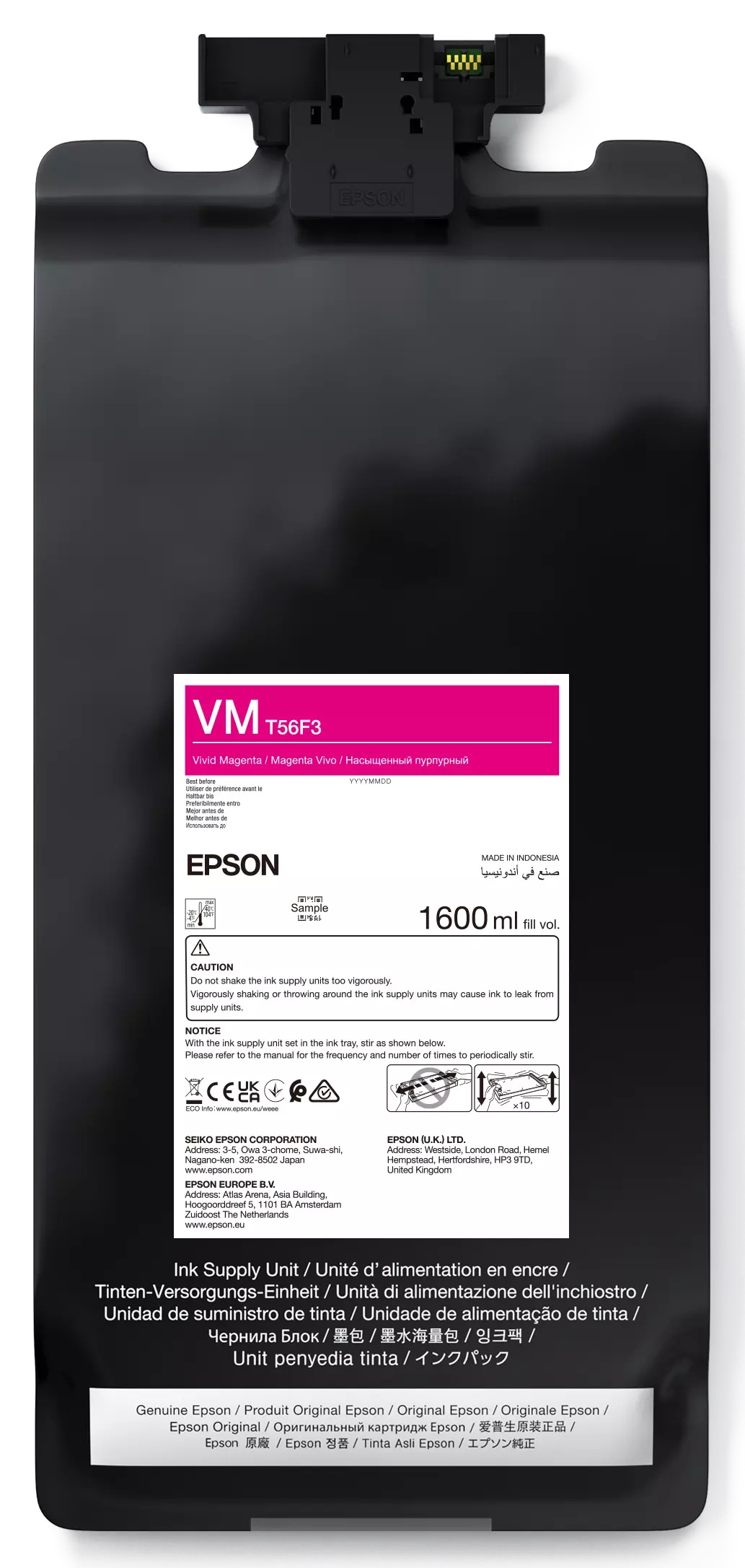 Epson P-Series 64" Vivid Magenta IIPS Ink 1600ml C13T56F300