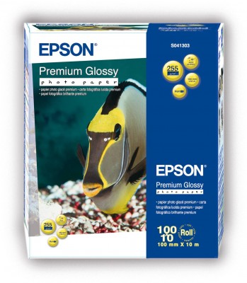 Epson papier Premium Glossy Photo Roll, 255g/m, 1 x 10m C13S041303