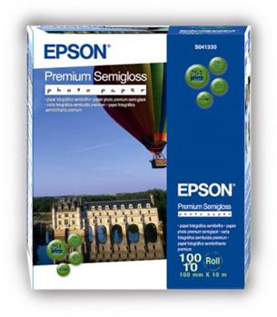 Epson papier Premium Semigloss Photo Roll, 251g/m, 1 x 10m C13S041330