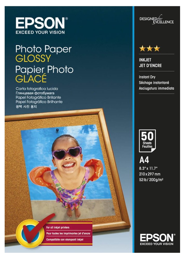 EPSON Photo Paper Glossy A4 50 listů C13S042539