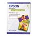 Epson Photo Quality Self Adhesive Sheets - Samolepicí - A4 (210 x 297 mm) - 167 g/m2 - 10 kusy list C13S041106