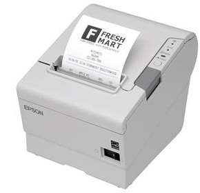 EPSON pokl.TM-T88V,bílá,USB+paral.,zdroj,EU kabel C31CA85813
