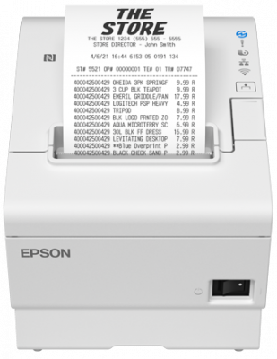 EPSON pokladnní tiskárna TM-T88VII bílá, RS232, USB, Ethernet, vyměnitelné rozhraní C31CJ57111