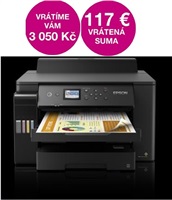 EPSON - poškozený obal - tiskárna ink EcoTank L11160, A3+, 25ppm,1200x4800 dpi, USB, Wi-Fi, 3 roky záruka p #C11CJ04402