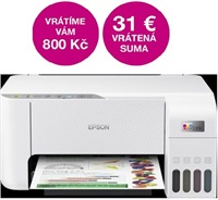 EPSON - poškozený obal - tiskárna ink EcoTank L3256, 3v1, A4, 1440x5760dpi, 33ppm, USB, Wi-Fi, bílá #C11CJ67407