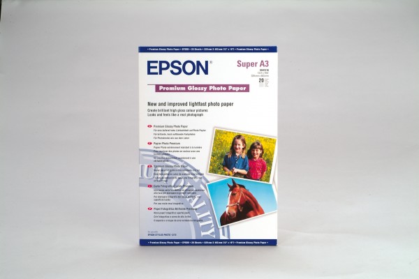 Epson Premium - Lesklý - Super A3/B (330 x 483 mm) - 255 g/m2 - 20 listy fotografický papír - pro E C13S041316