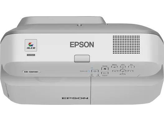 Epson projektor EB-685Wi, 3LCD, WXGA, 3500ANSI, 14000:1, USB, HDMI, LAN, MHL - ultra short, (without mount) V11H741540