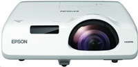 EPSON projektor EB-L200SW, 1280x800, 3800ANSI, HDMI, VGA,LAN.SHORT, 30.000h ECO životnost lampy, REPRO 16W, 5 V11H993040