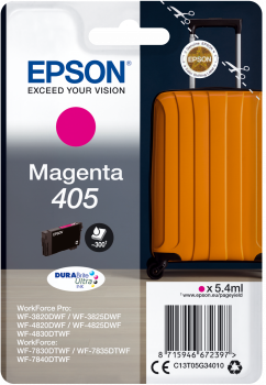 Epson Singlepack Magenta 405 DURABrite Ultra Ink C13T05G34010