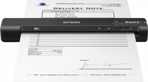Epson skener WorkForce ES-60W A4 prenosny, USB, WiFi B11B253401