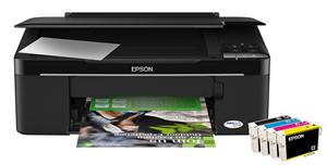 Epson Stylus SX125, 4 ink, 26ppm USB C11CA82321