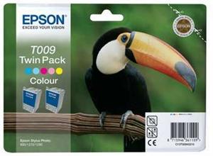 Epson T009 Twin Pack - 2-balení - 66 ml - barva (azurová,magenta,žlutá,světle azurová, světlá magen C13T00940210