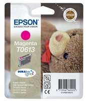 Epson T0613 - 8 ml - purpurová - originál - blistr s RF / akustickým alarmem - inkoustová cartridge C13T06134020