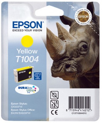 Epson T1004 - 11.1 ml - žlutá - originál - blistr - inkoustová cartridge - pro Stylus SX510, SX515, C13T10044010