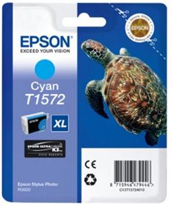 Epson T1572 - 25.9 ml - azurová - originál - blistr - inkoustová cartridge - pro Stylus Photo R3000 C13T15724010