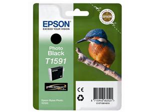 Epson T1591 - 17 ml - foto černá - originál - blistr - inkoustová cartridge - pro Stylus Photo R200 C13T15914010