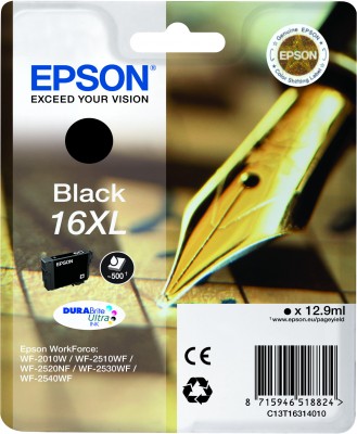 Epson T1631 16XL DURABrite Ultra Ink Black C13T16314010