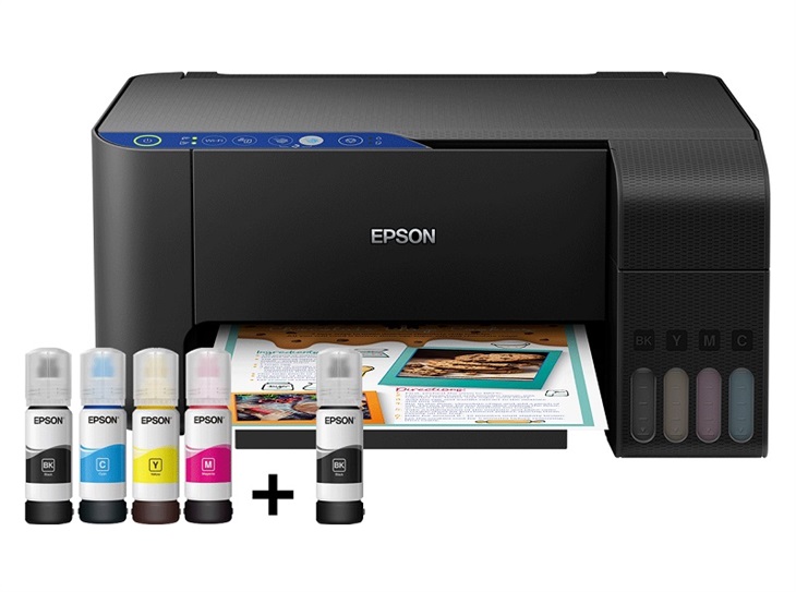 EPSON tiskárna ink EcoTank L3151, A4, 1440x5760 dpi, 3in1, 33ppm, CIS, USB, Wi-Fi, Wi-Fi Direct C11CG86406