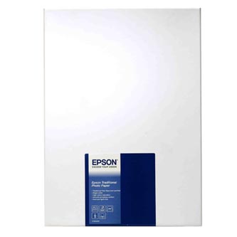 Epson Traditional Photo Paper, foto papier, saténový, biely, A4, 330 g/m2, 25 ks, C13S045050, atram