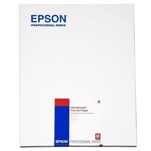 Epson Ultrasmooth Fine Art Paper, umelecký papier, matný, biely, A2, 325 g/m2, 25 ks, C13S042105, a