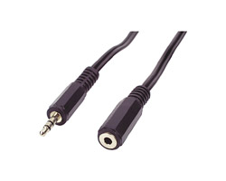 Equip 3,5mm stereo - extension cable, M/F, 10m 147274