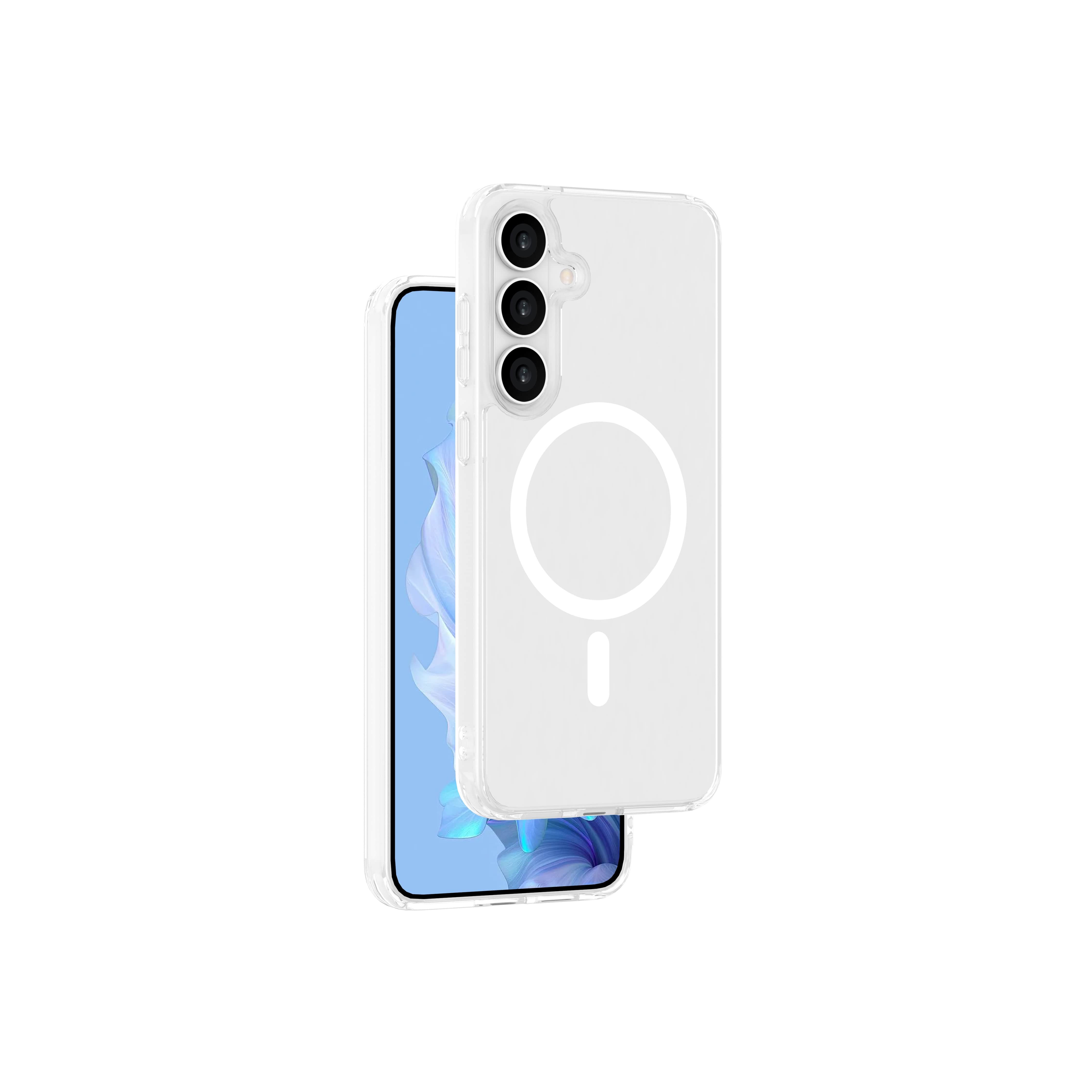 ER Crystal Snap kryt s MagSafe pro Samsung Galaxy S25 Plus - průhledný ERCSSGS25PMGCL