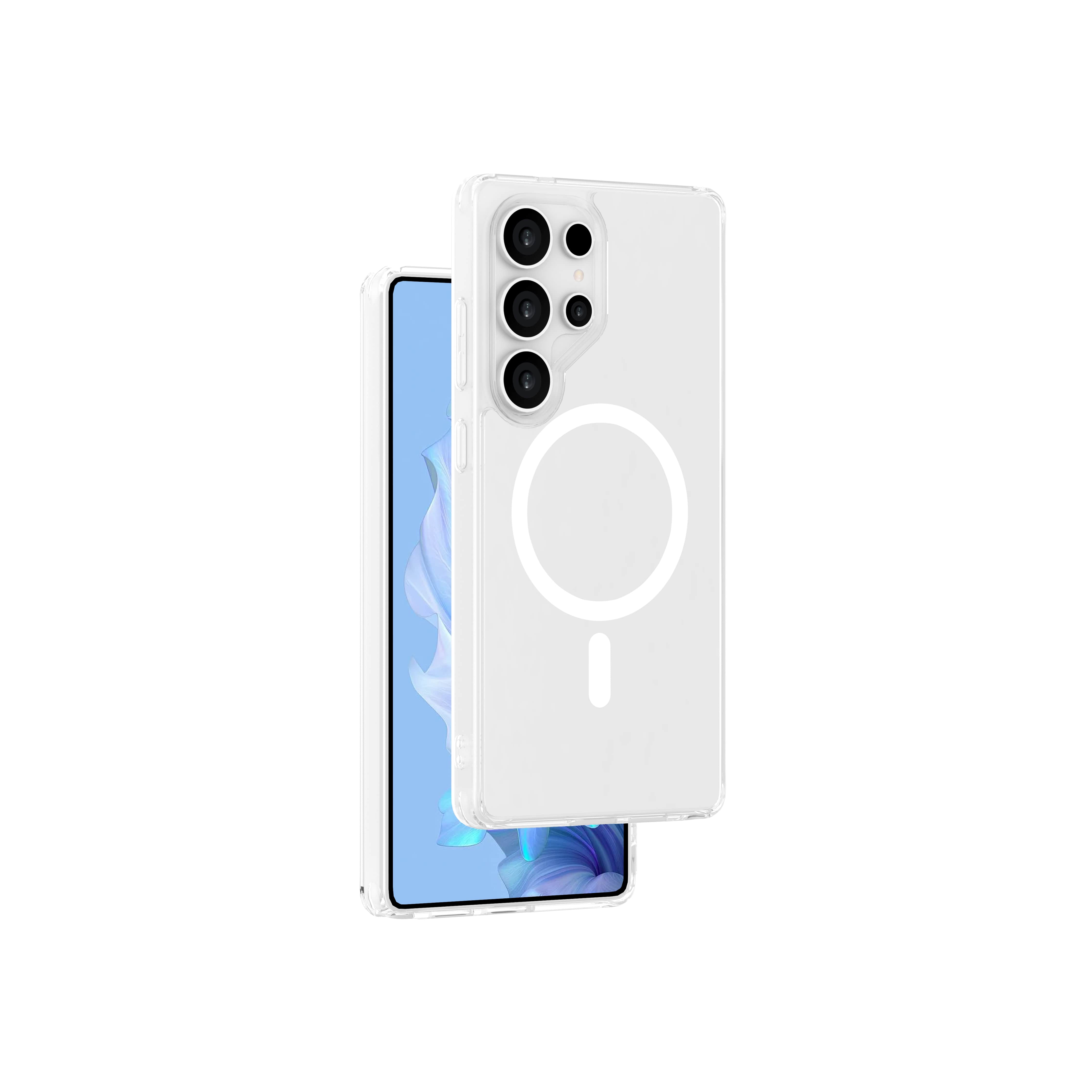ER Crystal Snap kryt s MagSafe pro Samsung Galaxy S25 Ultra - průhledny ERCSSGS25UMGCL