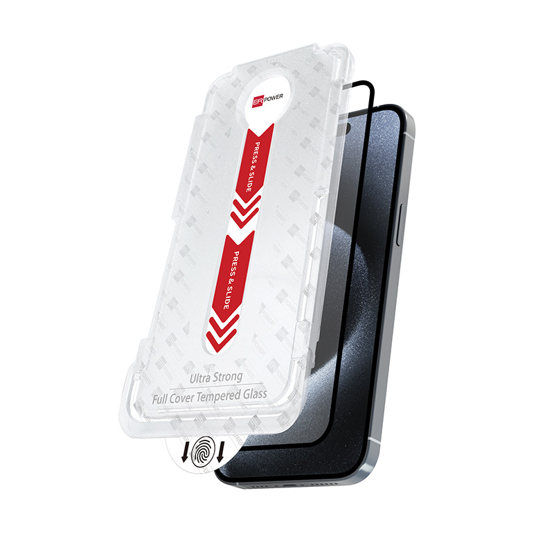 ER GLASS FC iPhone 17 Pro Max easy install ERGSFCBAPIP17PM