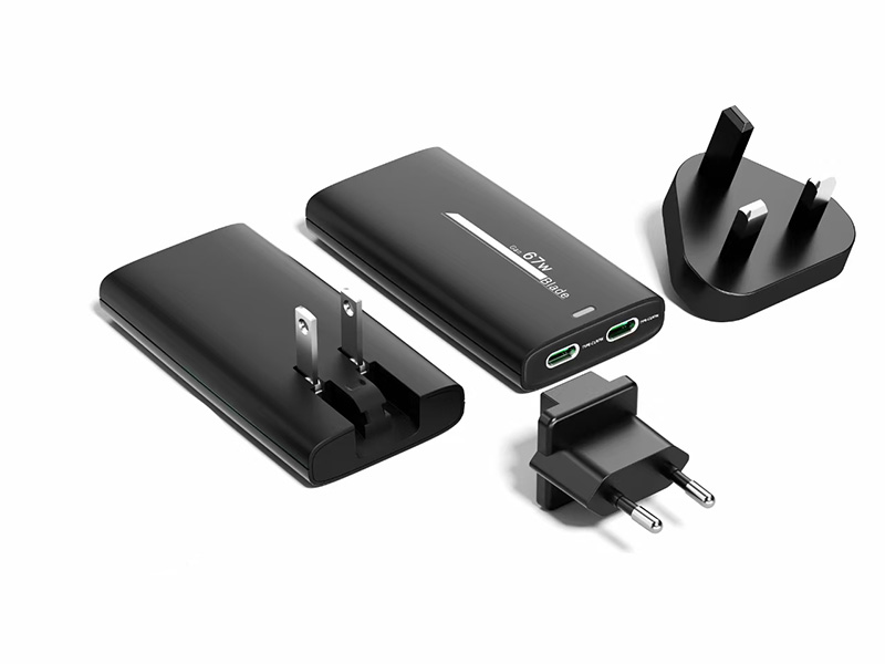ER POWER Dual Travel Slim Charge 67W – 2xUSB-C ERPW67G2CST-BK