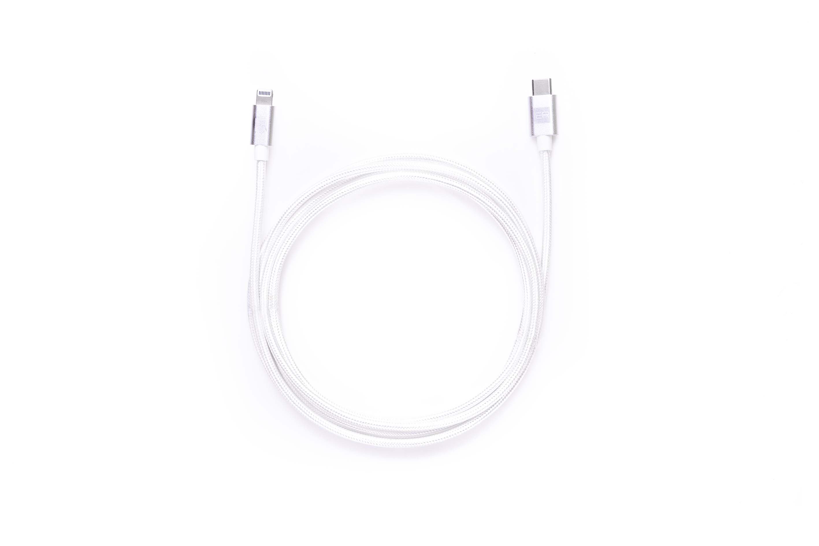 ER POWER kabel USB-C/C 5A (100W) 200cm bílý ERPWCC5AP200-WH