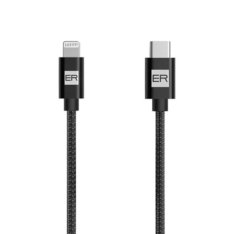 ER POWER kábel USB-C to Lightning 1.2m - Black ERPWCL120BK