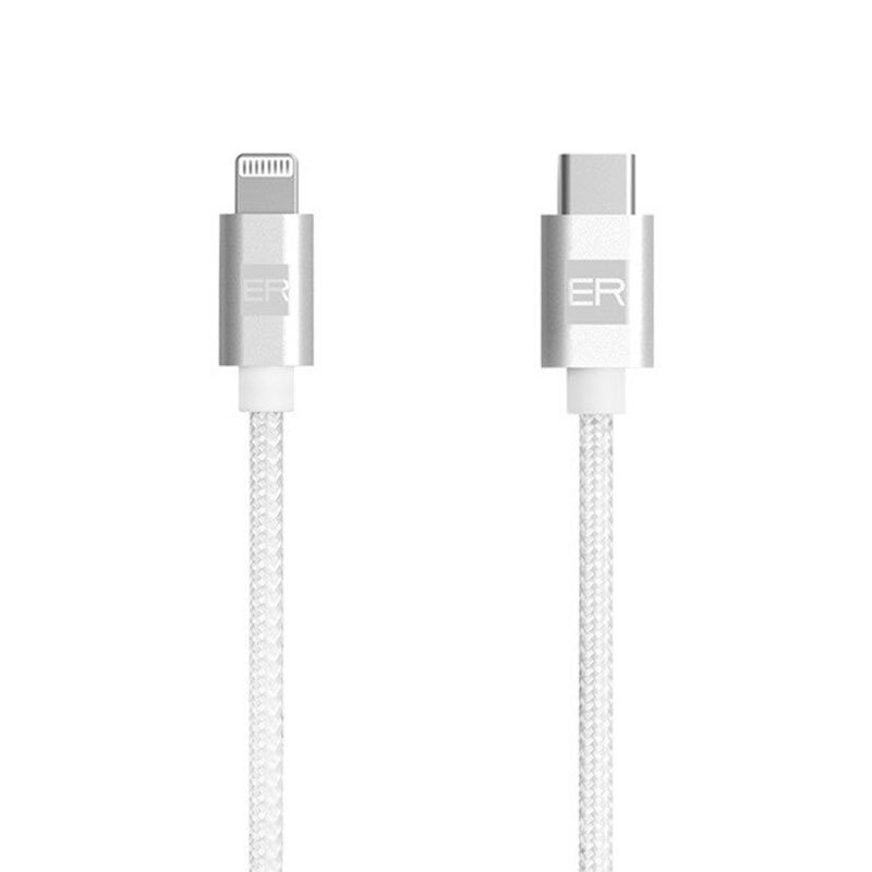 ER POWER kábel USB-C to Lightning 1.2m - White ERPWCL120WH