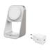 ER POWER stojan 2-in-1 Magsafe MFM - White ERPWMA21BL-WH