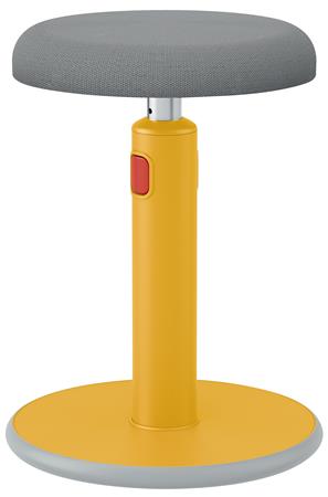Ergonomická balanční židle pro sezení/stání Leitz ERGO Cosy Stool, teplá žlutá 65180019