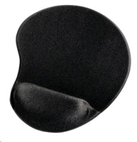Ergonomická gélová podložka pod myš Hama, čierna 126855