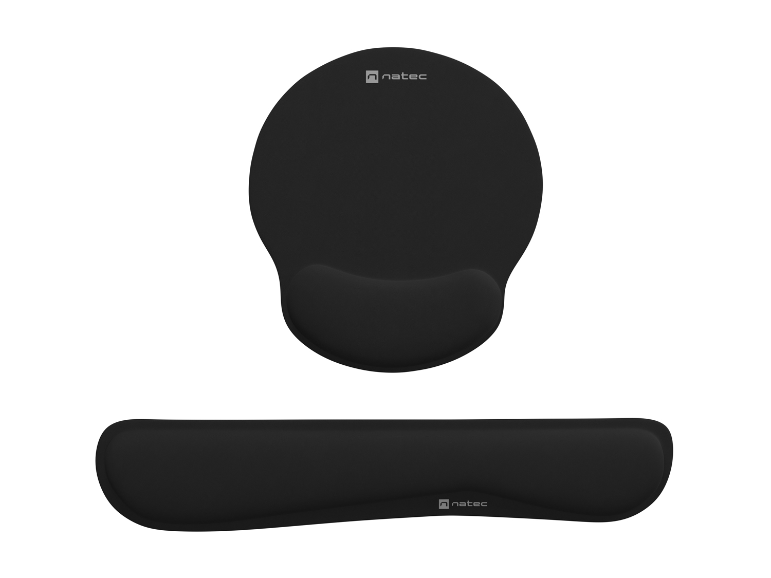 Ergonomický set podložek pod zápěstí Natec CHIPMUNK 2v1, černá NPF-2195