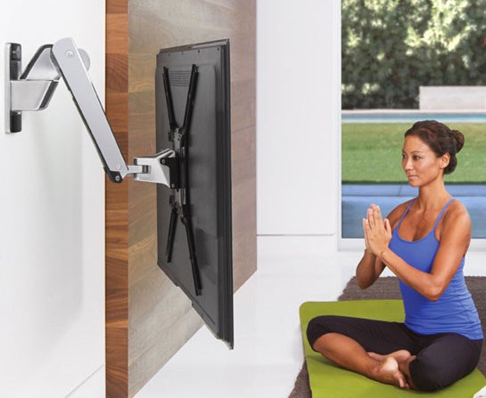 Ergotron Interactive Arm HD - Nástěnná montáž pro Displej LCD - hliník - leštěný hliník - velikost 45-296-026