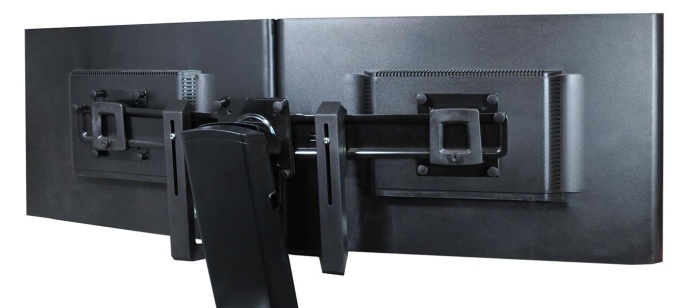 ERGOTRON KIT, SINGLE MONITOR TO DUAL MONITOR WITH HANDLE, BLACK, kit pro rozšíření na 2 mon + držadlo 97-783